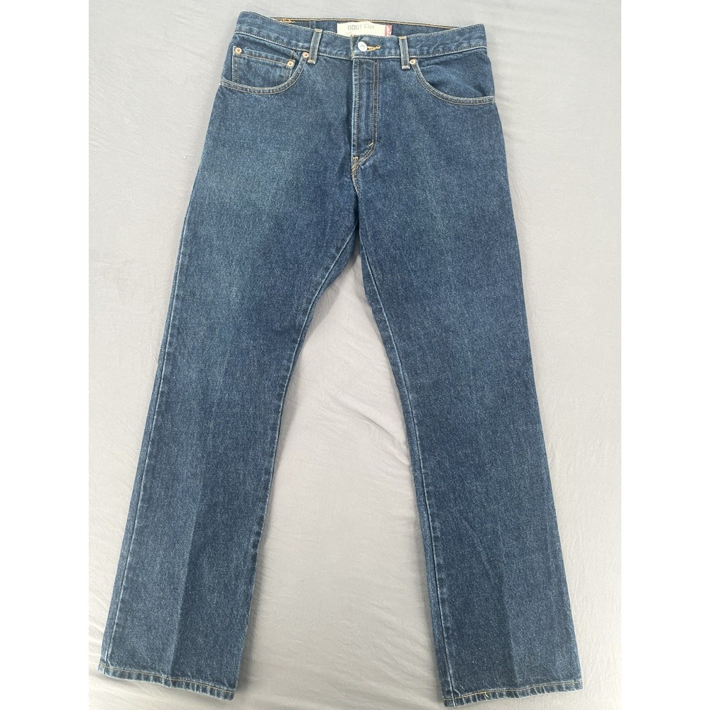 Vtg Levis 517 Jeans Mens W31 L32 Blue Cotton Bootcut Dark Wash At Denim Pants Y2
